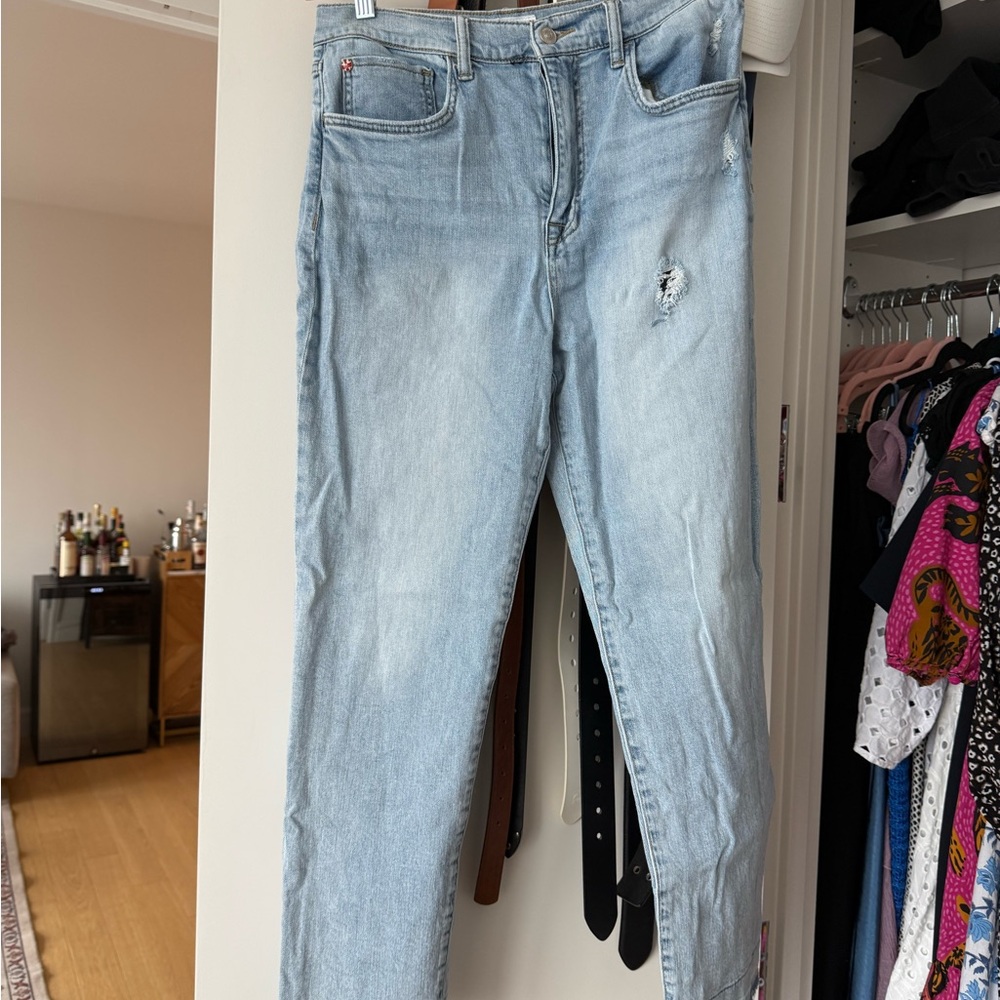Hudson Jeans Light Blue Straight Leg Denim